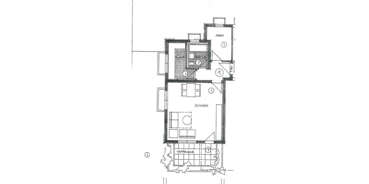 Etagenwohnung Althütte - 1.5 Zimmer, 46 m&sup2;, 160.000&euro; | Angebot:25986939