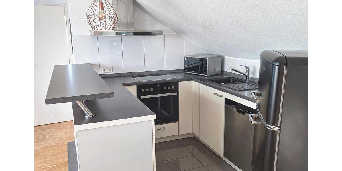 Dachgeschoßwohnung Stuttgart Luginsland - 2 Zimmer, 55 m&sup2;, 1.150&euro; | Angebot:27549061