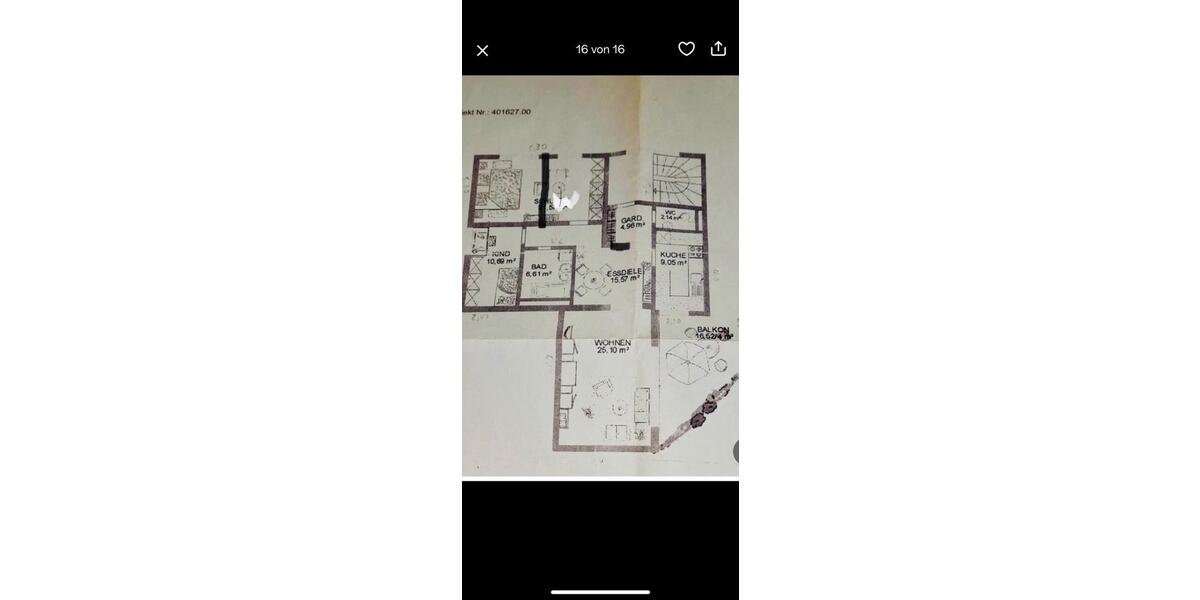 Hochparterre Heilbronn Böckingen - 4.5 Zimmer, 96 m&sup2;, 318.000&euro; | Angebot:26552522