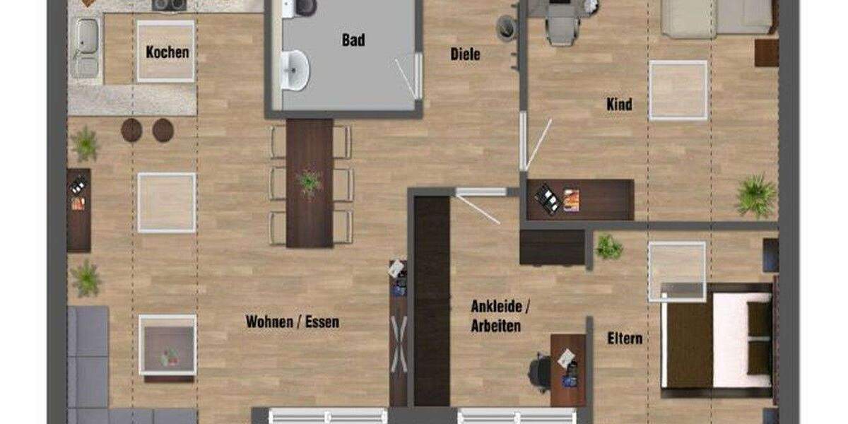 Etagenwohnung Stuttgart-Plieningen Plieningen - 3 Zimmer, 71 m&sup2;, 1.450&euro; | Angebot:25657414