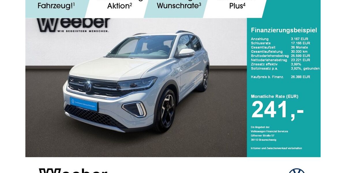 VW T-Cross 8.288 km 26.388 &euro; Weil der Stadt 71263
