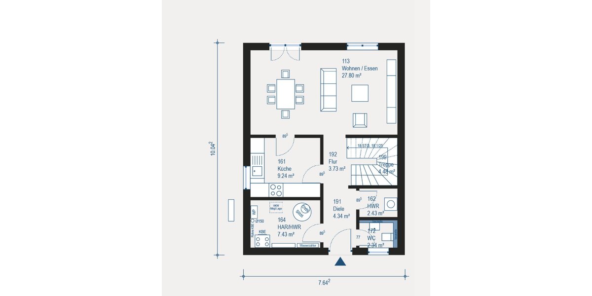 Wunderschöne Doppelhaushälfte in Erdmannhausen - ***inkl. aller Kosten + PV-Anlage*** - Doppelhaushälfte Erdmannhausen | Angebot:27473622