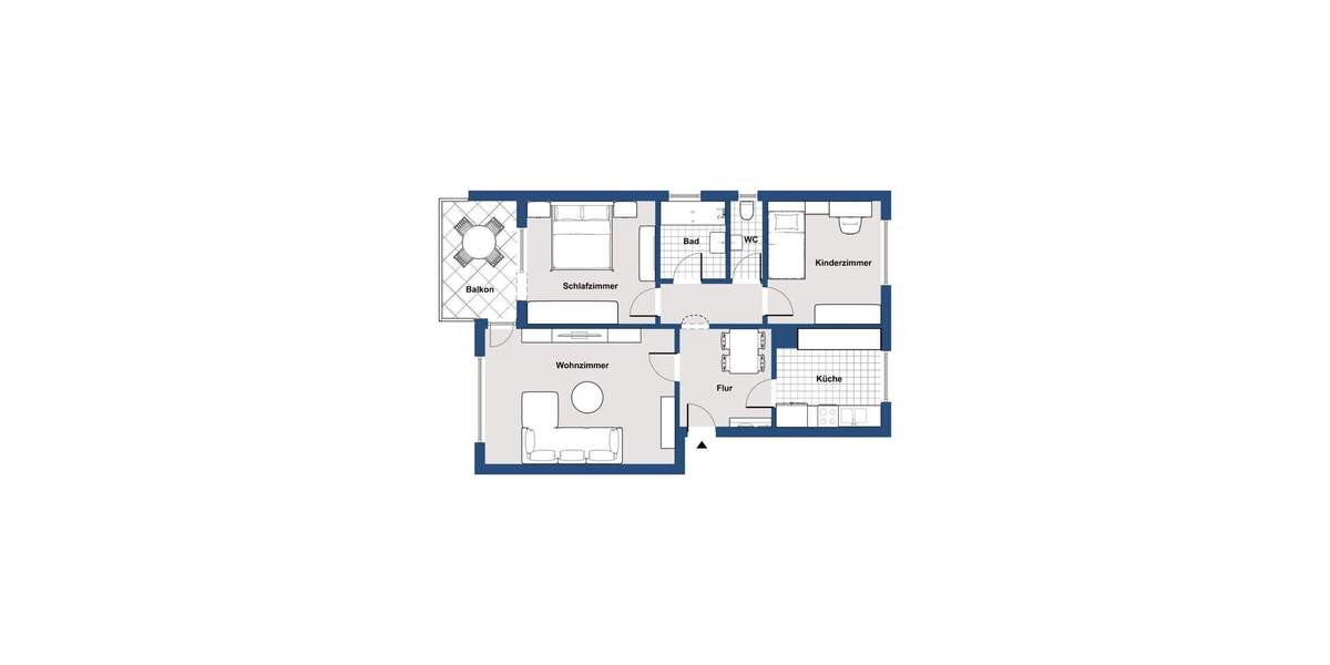 Etagenwohnung Marbach am Neckar Marbach - 3 Zimmer, 75 m&sup2;, 229.000&euro; | Angebot:25698006