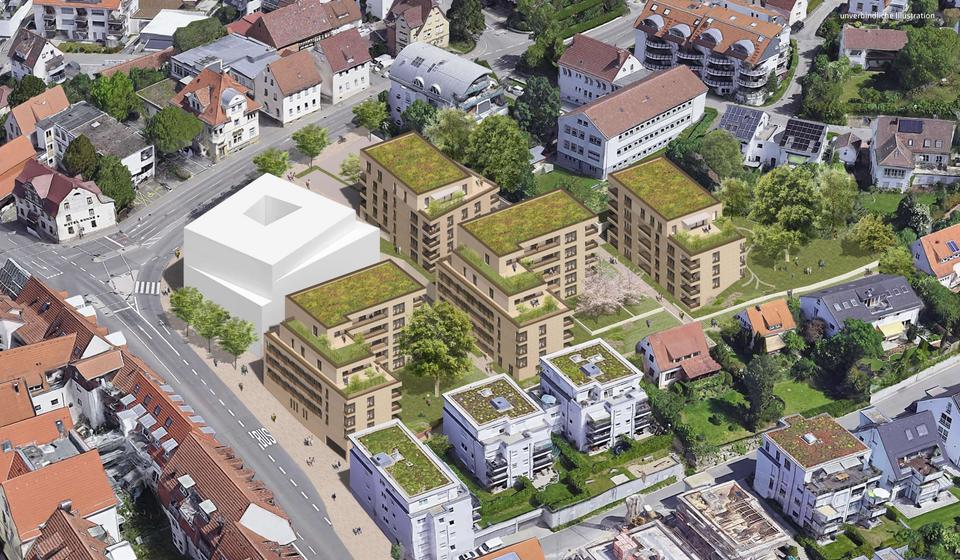 Etagenwohnung Leonberg - 2 Zimmer, 55 m&sup2;, 1.094&euro; | Angebot:23643270