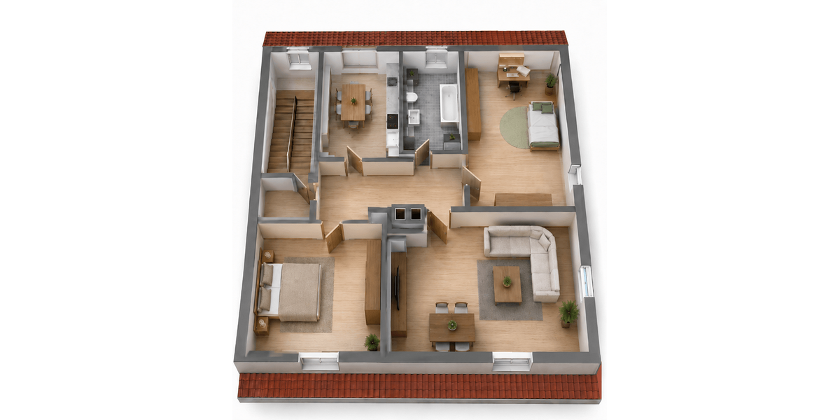 Charmante 3-Zimmer-Dachgeschosswohnung mit Garage und Gartenbereich in Denkendorf - Dachgeschoßwohnung Denkendorf | Angebot:27532423