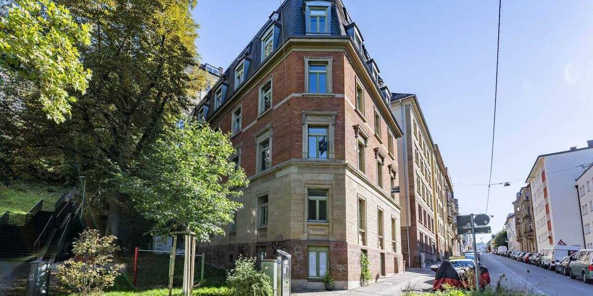 Etagenwohnung Stuttgart-Mitte Mitte - 2 Zimmer, 66 m&sup2;, 269.000&euro; | Angebot:25704099