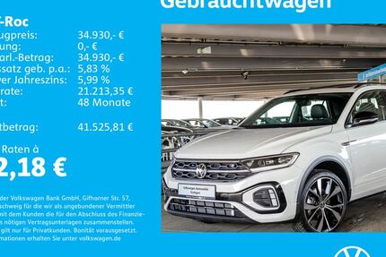 VW T-Roc 1.505 km 34.630 &euro; Stuttgart-Wangen 70188