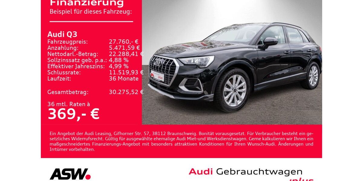 Audi Q3 79.990 km 27.760 &euro; Heilbronn 74074