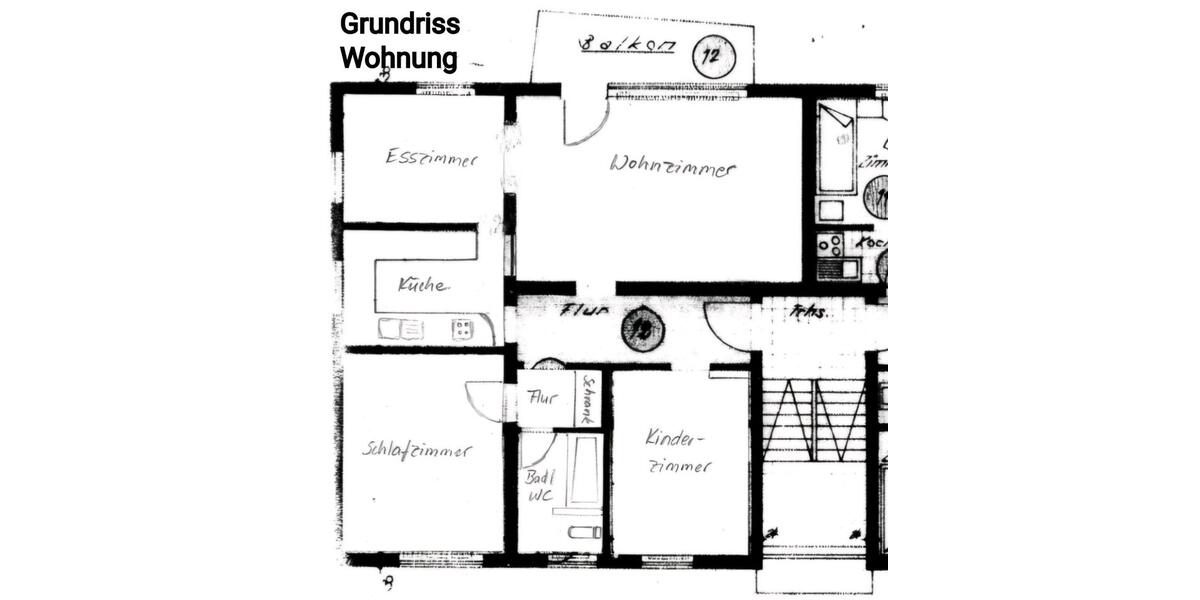 Etagenwohnung Denkendorf - 5 Zimmer, 97 m&sup2;, 315.000&euro; | Angebot:27185812