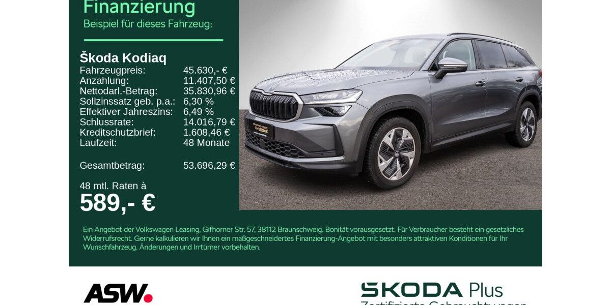 Skoda Kodiaq 24.800 km 44.460 &euro; Heilbronn 74076