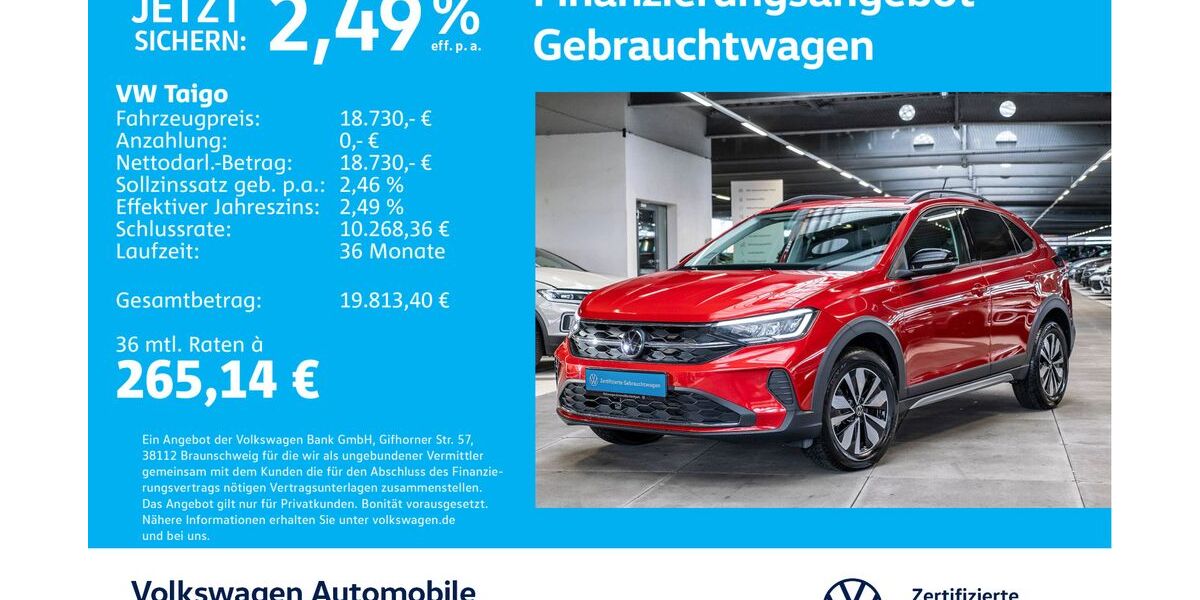 VW Taigo 11.050 km 18.730 &euro; Stuttgart-Feuerbach 70469