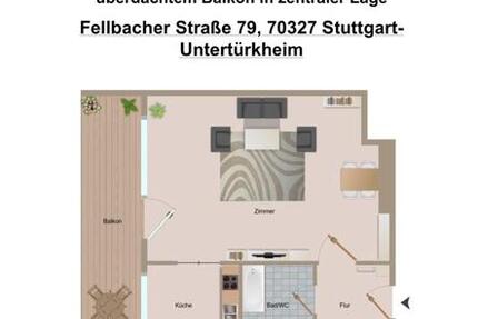 Wohnung Stuttgart Bad Cannstatt - 1 Zimmer, 38 m&sup2;, 150.000&euro; | Angebot:26561649