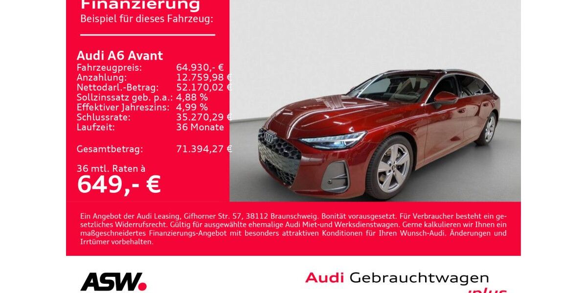 Audi A6 11.800 km 62.830 &euro; Heilbronn 74074