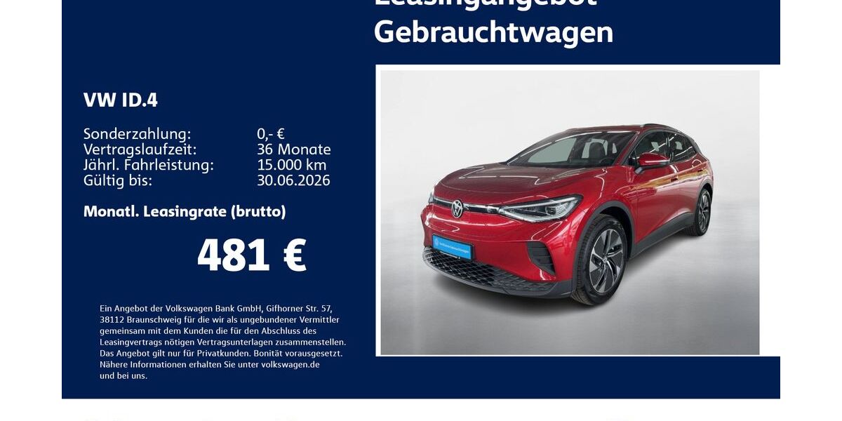 VW ID.4 1.211 km 40.230 &euro; Stuttgart-Wangen 70188