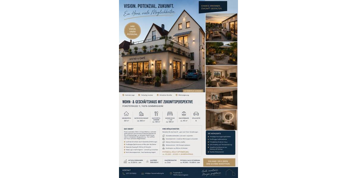 Mehrfamilienhaus, Wohnhaus Gemmrigheim - 599.000&euro; | Angebot:27533766