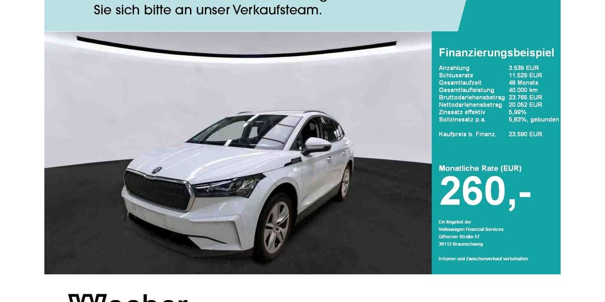 Skoda Enyaq 18.970 km 23.590 &euro; Weil der Stadt 71263