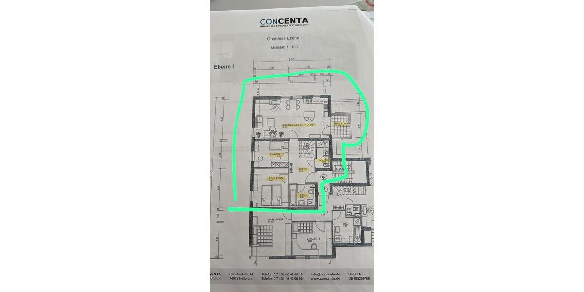 Maisonettenwohnung Weinsberg - 5 Zimmer, 118 m&sup2;, 1.750&euro; | Angebot:27595285