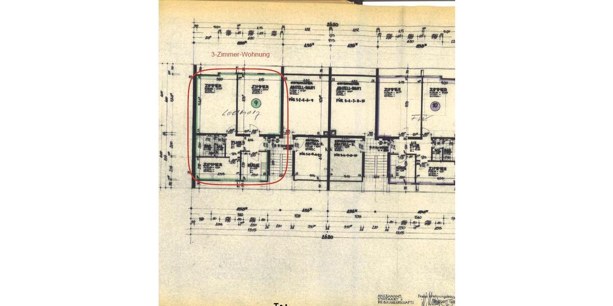 Dachgeschoßwohnung Stuttgart Vaihingen - 3 Zimmer, 360.000&euro; | Angebot:21641926