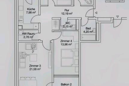 Wohnung Waiblingen Beinstein - 4 Zimmer, 94 m&sup2;, 300.000&euro; | Angebot:27226353