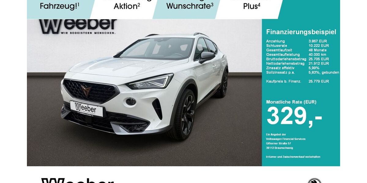 Cupra Formentor 38.329 km 25.529 &euro; Weil der Stadt 71263