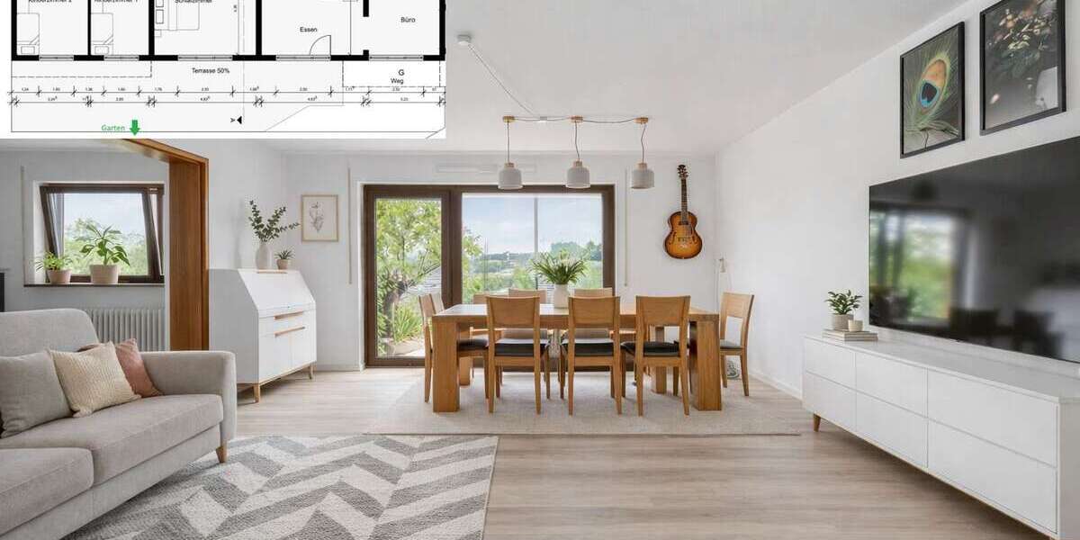 Etagenwohnung Esslingen Oberesslingen - 4.5 Zimmer, 137 m&sup2;, 385.000&euro; | Angebot:25973005