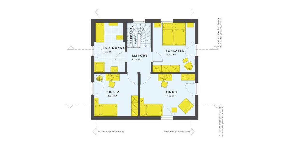 Einfamilienhaus Ötisheim Schönenberg - 5 Zimmer, 136 m&sup2;, 637.484&euro; | Angebot:25768957