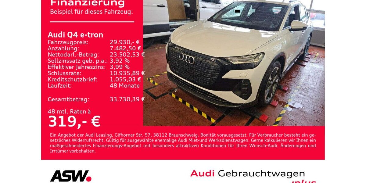 Audi Q4 e-tron 31.000 km 29.930 &euro; Heilbronn 74074