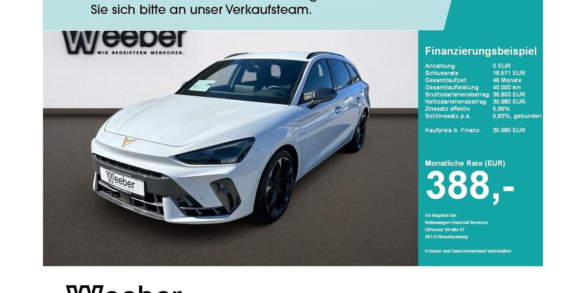 Cupra Leon 24.996 km 30.140 &euro; Weil der Stadt 71263