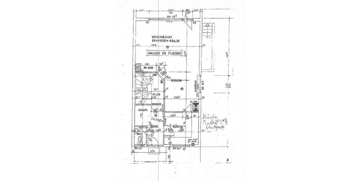 Reihenendhaus Stuttgart Möhringen - 8 Zimmer, 200 m&sup2;, 900.000&euro; | Angebot:25657439