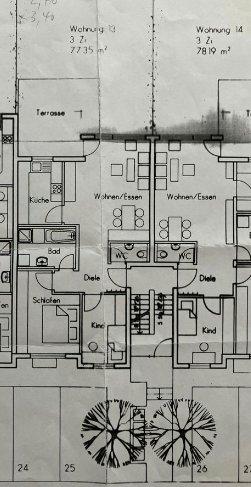 Erdgeschoßwohnung Lauffen am Neckar - 3 Zimmer, 77 m&sup2;, 880&euro; | Angebot:27587731