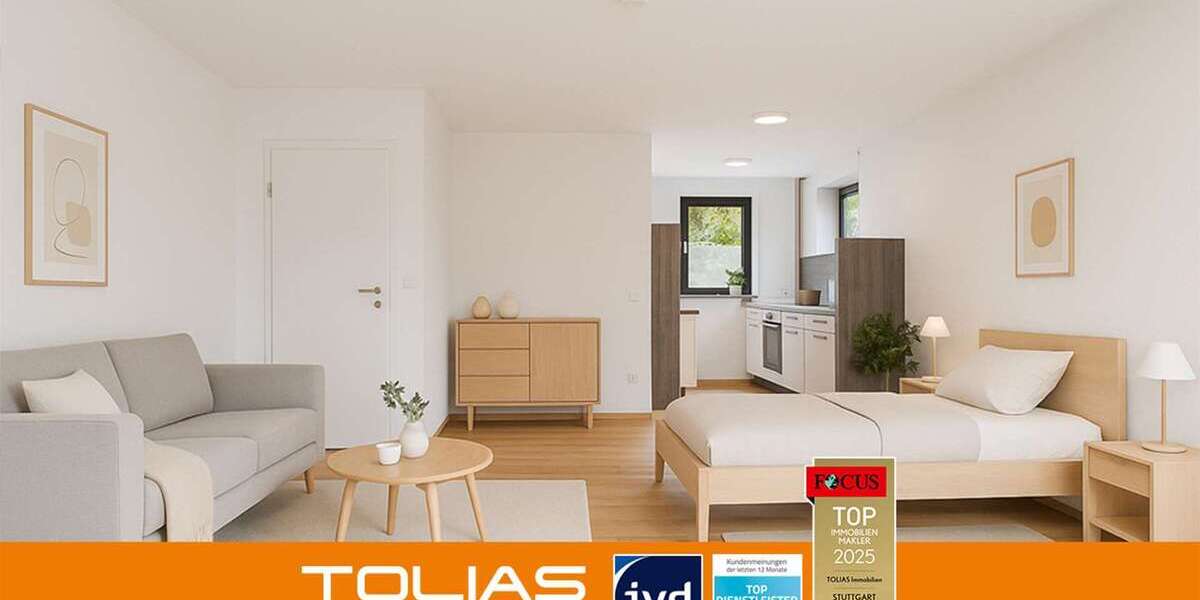 Etagenwohnung Stuttgart Zuffenhausen - 1 Zimmer, 48 m&sup2;, 199.000&euro; | Angebot:25881567