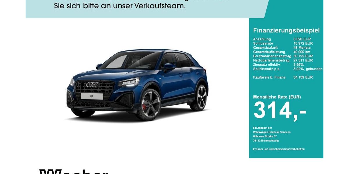Audi Q2 11.027 km 34.139 &euro; Leonberg 71229