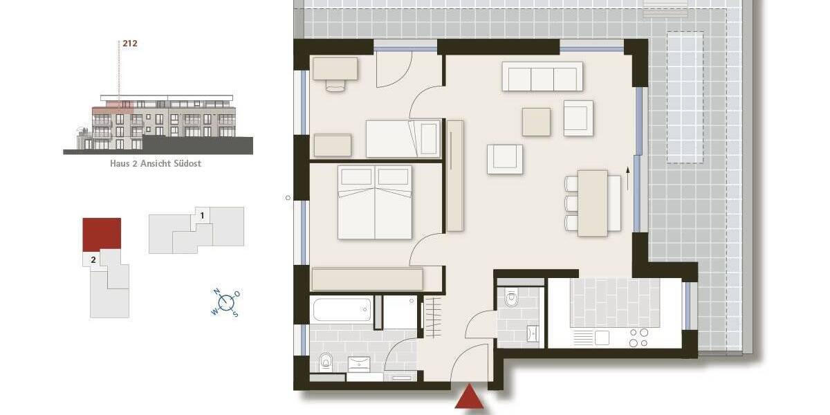 Etagenwohnung Brackenheim - 3 Zimmer, 87 m&sup2;, 499.000&euro; | Angebot:25708922