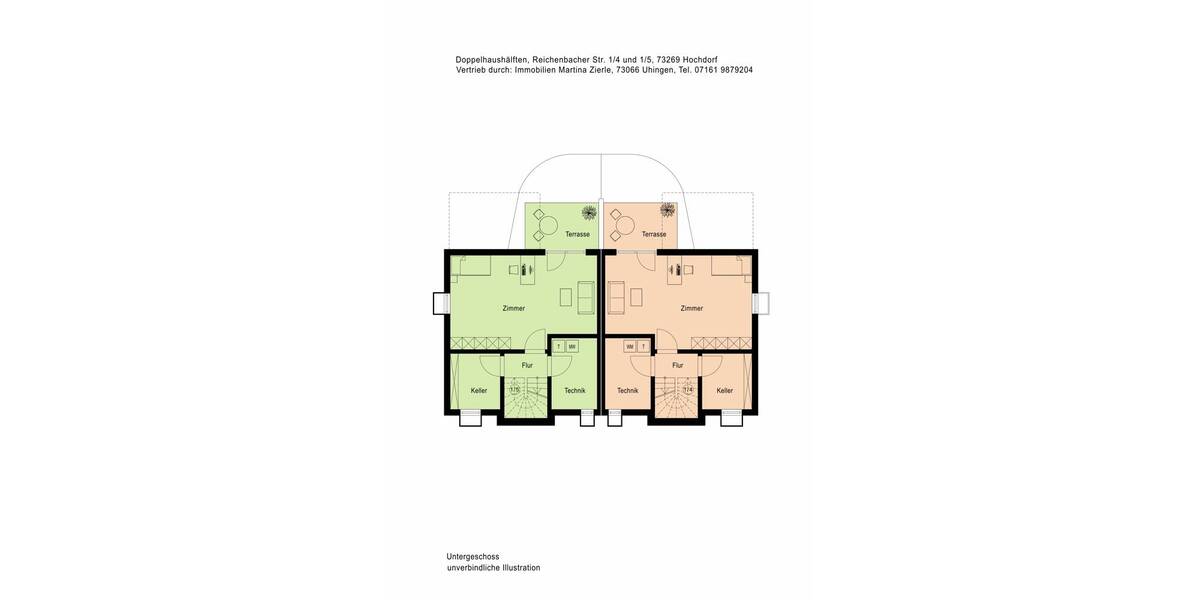 Doppelhaushälfte Hochdorf - 5 Zimmer, 150 m&sup2;, 759.000&euro; | Angebot:25676238