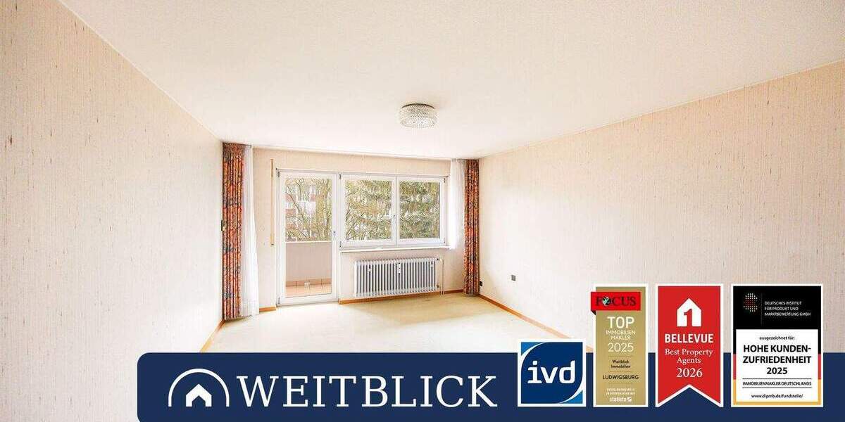 Etagenwohnung Ludwigsburg Ost - 3 Zimmer, 86 m&sup2;, 245.000&euro; | Angebot:25698014