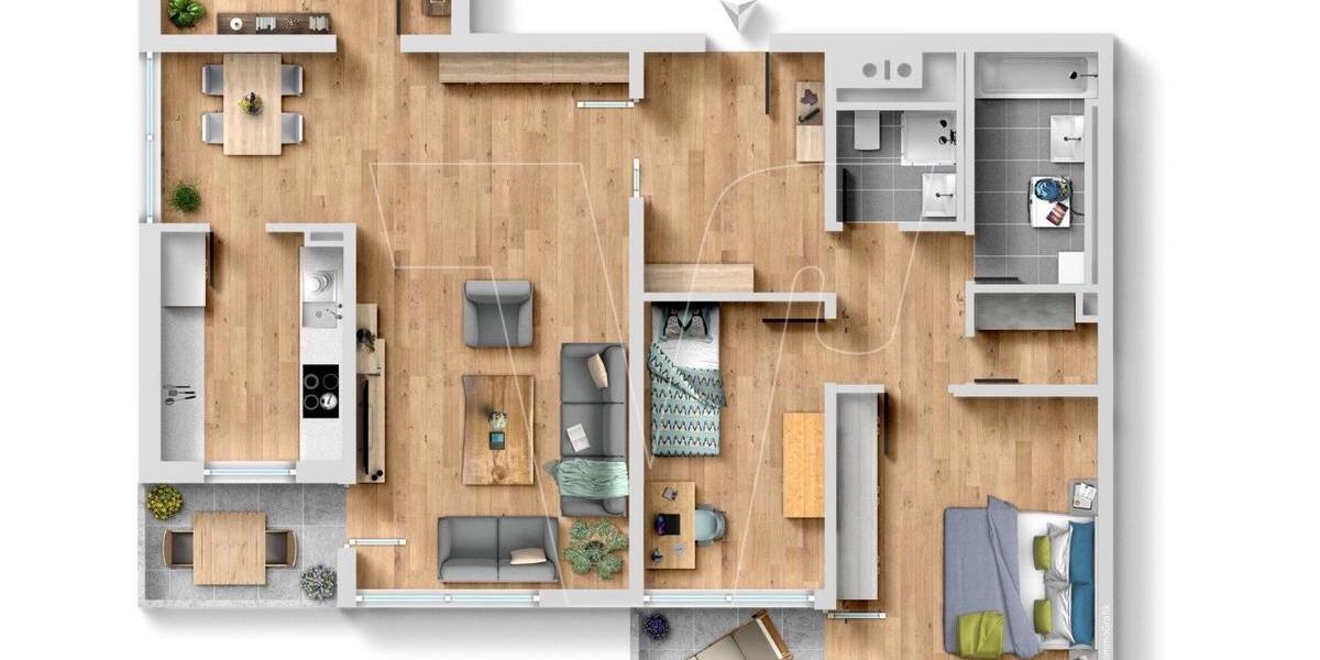 Etagenwohnung Backnang - 4.5 Zimmer, 106 m&sup2;, 349.999&euro; | Angebot:26834045