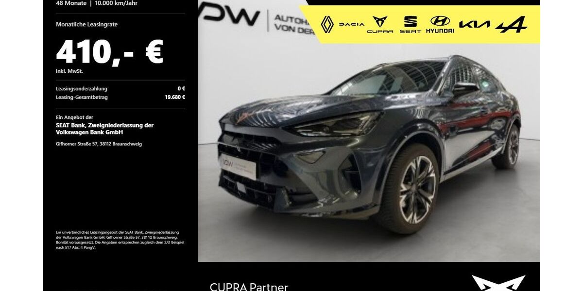Cupra Formentor 20.000 km 32.980 &euro; Heilbronn 74076