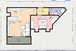 Etagenwohnung Stuttgart-Vaihingen Vaihingen - 2 Zimmer, 54 m&sup2;, 1.250&euro; | Angebot:26929292