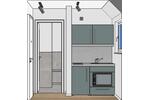 Dachgeschoßwohnung Stuttgart Mühlhausen - 1 Zimmer, 24 m&sup2;, 135.000&euro; | Angebot:27166095