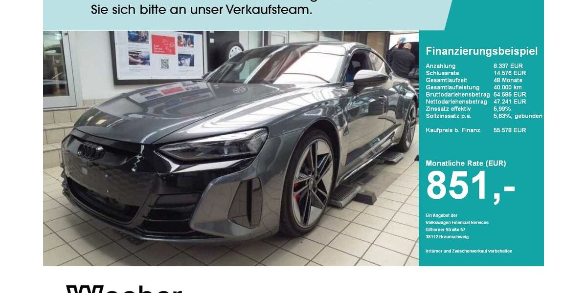 Audi e-tron GT 77.040 km 55.578 &euro; Weil der Stadt 71263