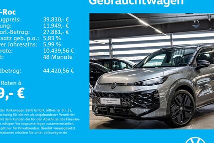 VW T-Roc 1.505 km 38.930 &euro; Stuttgart-Feuerbach 70469