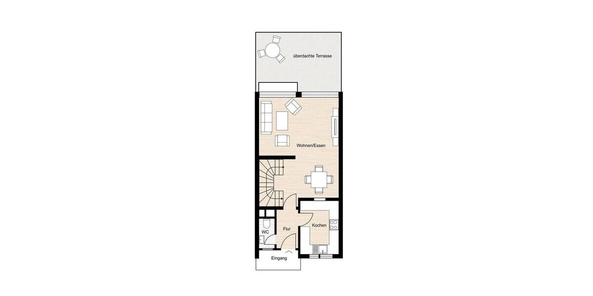 Reihenmittelhaus Ditzingen - 5 Zimmer, 125 m&sup2;, 2.290&euro; | Angebot:26806223