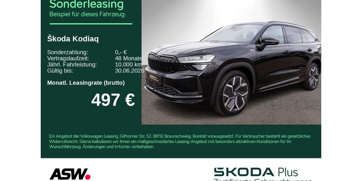 Skoda Kodiaq 25.600 km 48.390 &euro; Heilbronn 74076