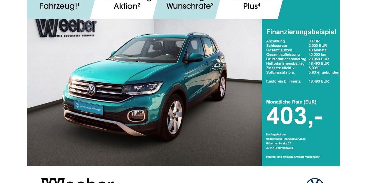 VW T-Cross 54.488 km 18.250 &euro; Leonberg 71229