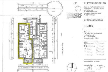Wohnung Fellbach Oeffingen - 2 Zimmer, 55 m&sup2;, 850&euro; | Angebot:25378350