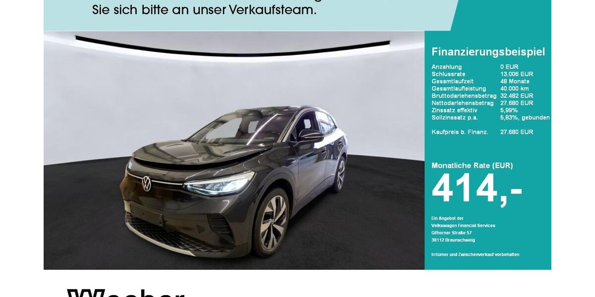 VW ID.4 43.056 km 26.290 &euro; Weil der Stadt 71263