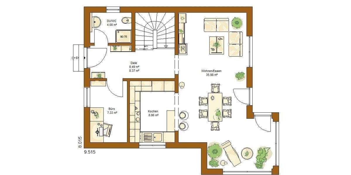 Einfamilienhaus Zaberfeld-Michelbach Michelbach - 4 Zimmer, 126 m&sup2;, 469.200&euro; | Angebot:25704899