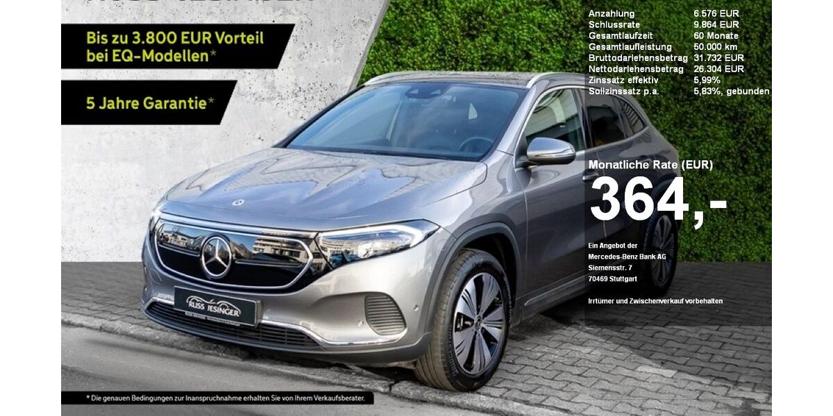 Mercedes-Benz EQA 52.110 km 31.980 &euro; Filderstadt 70794