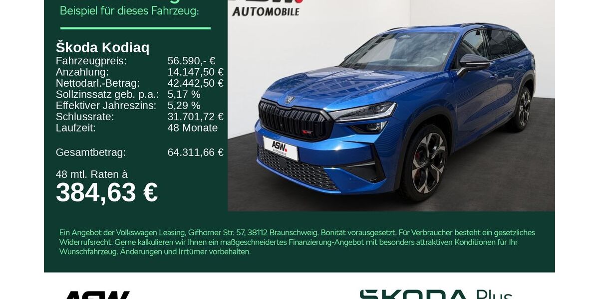 Skoda Kodiaq 2.500 km 56.590 &euro; Heilbronn 74076
