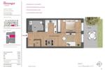 Erdgeschoßwohnung Sindelfingen Darmsheim - 2.5 Zimmer, 60 m&sup2;, 1.150&euro; | Angebot:26391385